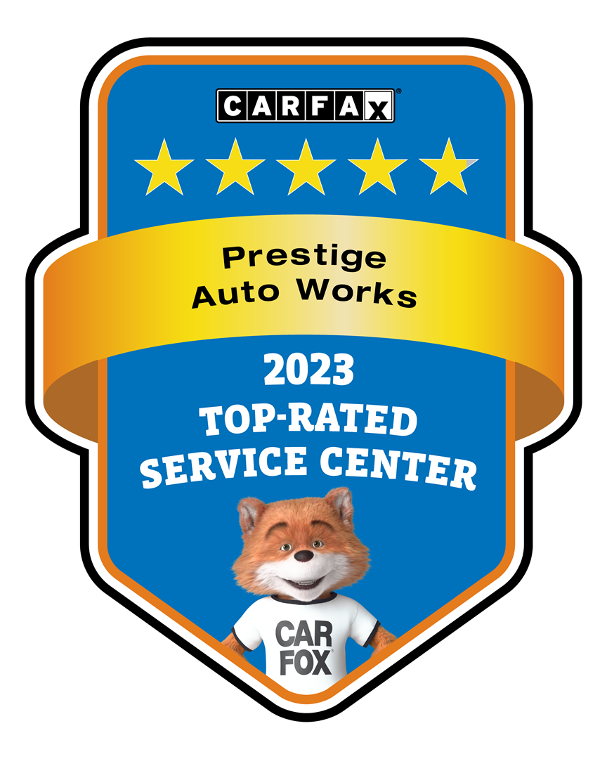 PRESTIGE AUTO WORKS NAMED CARFAX TOP-RATED SERVICE CENTER